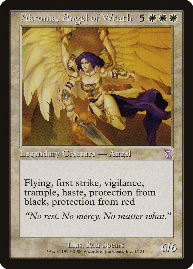 Akroma, Angel of Wrath [Time Spiral Timeshifted] | Card Merchant Takapuna