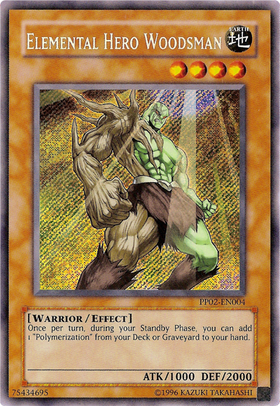 Elemental Hero Woodsman [PP02-EN004] Secret Rare | Card Merchant Takapuna