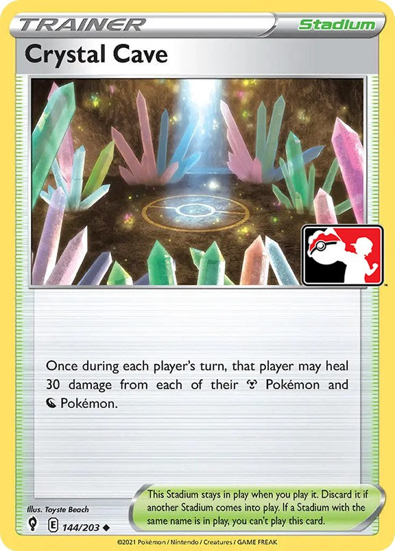 Crystal Cave (144/203) [Prize Pack Series One] | Card Merchant Takapuna