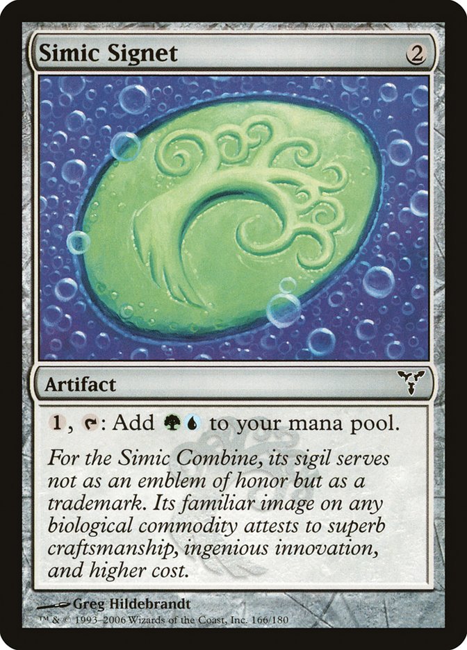 Simic Signet [Dissension] | Card Merchant Takapuna