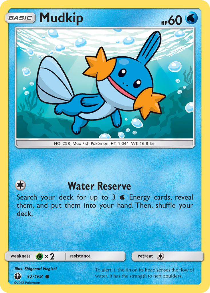 Mudkip (32/168) [Sun & Moon: Celestial Storm] | Card Merchant Takapuna