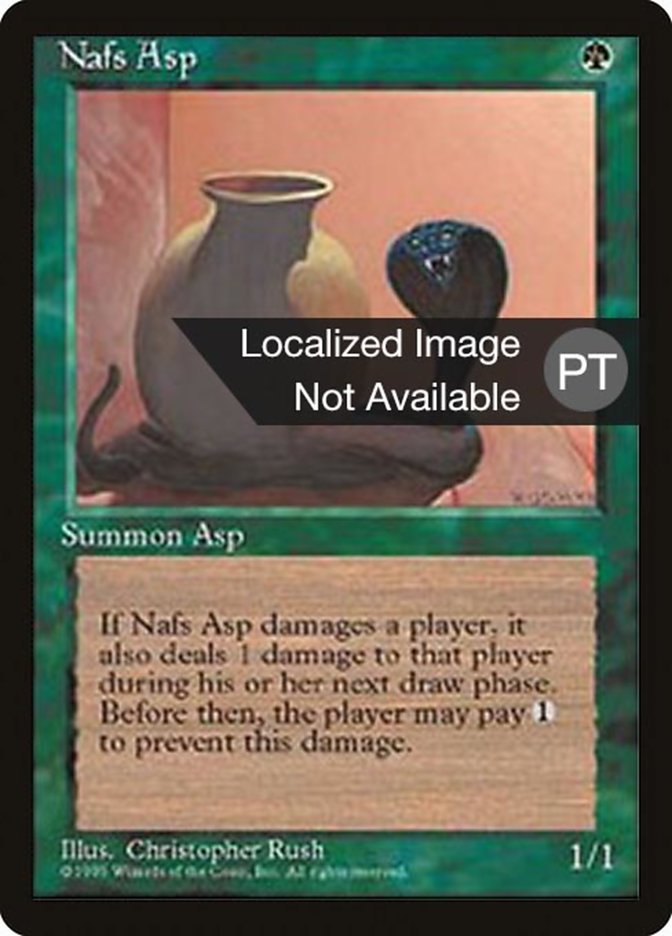 Nafs Asp [Fourth Edition (Foreign Black Border)] | Card Merchant Takapuna