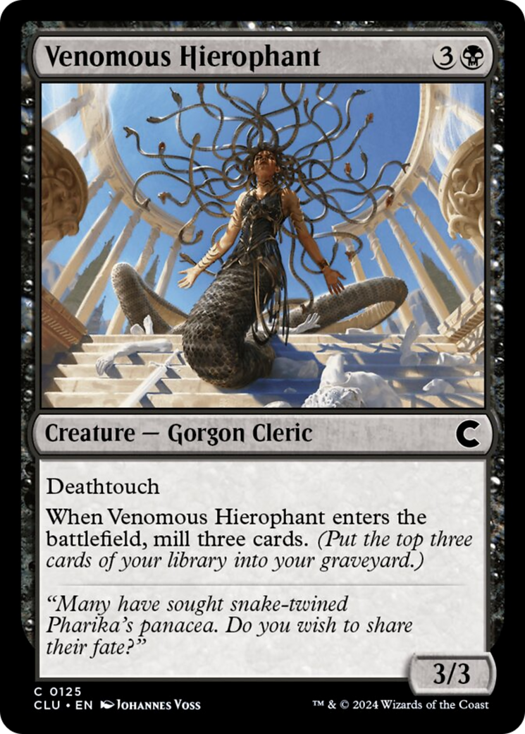 Venomous Hierophant [Ravnica: Clue Edition] | Card Merchant Takapuna