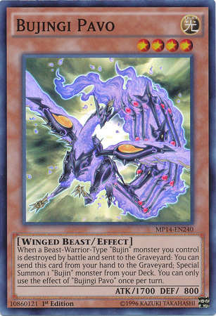 Bujingi Pavo [MP14-EN240] Super Rare | Card Merchant Takapuna