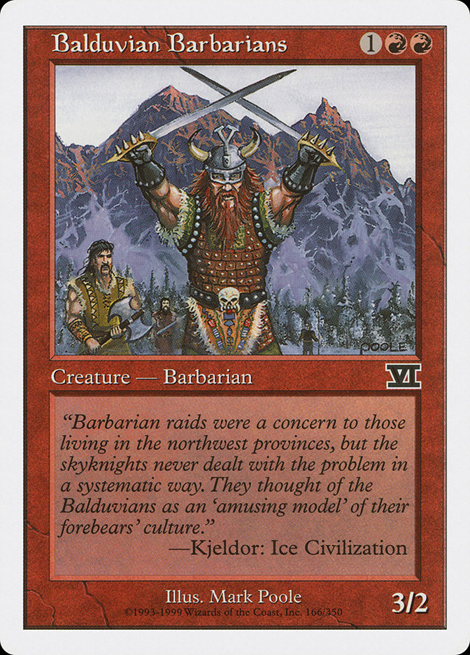 Balduvian Barbarians [Classic Sixth Edition] | Card Merchant Takapuna