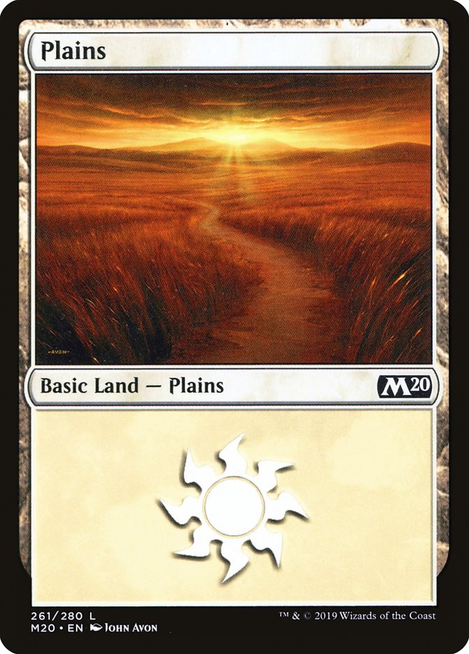 Plains (261) [Core Set 2020] | Card Merchant Takapuna