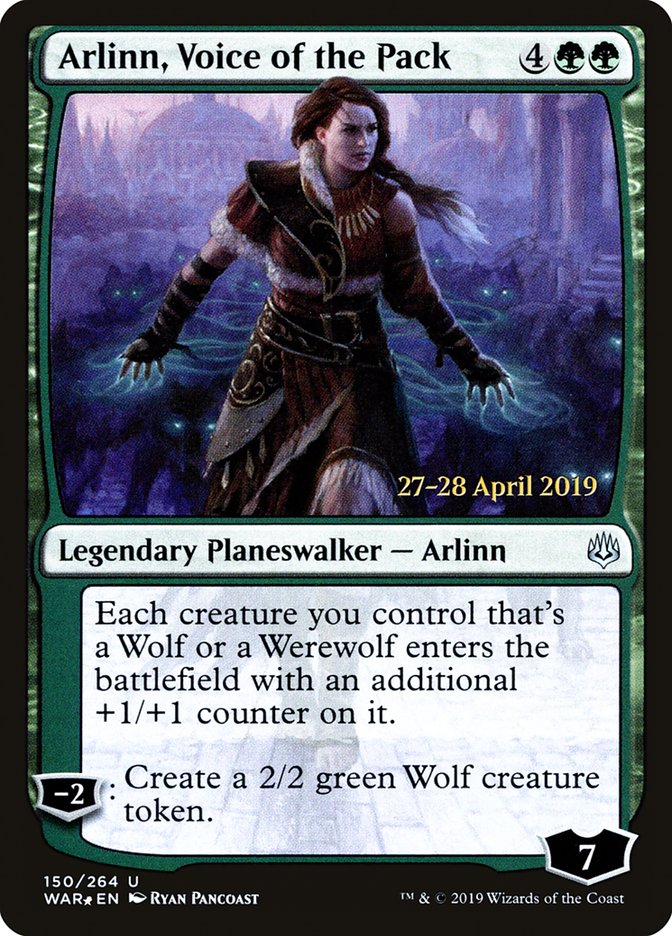 Arlinn, Voice of the Pack [War of the Spark Prerelease Promos] | Card Merchant Takapuna