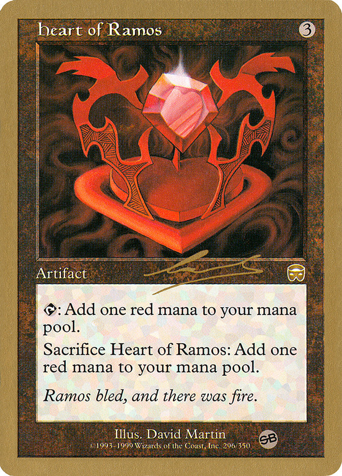 Heart of Ramos (Nicolas Labarre) (SB) [World Championship Decks 2000] | Card Merchant Takapuna