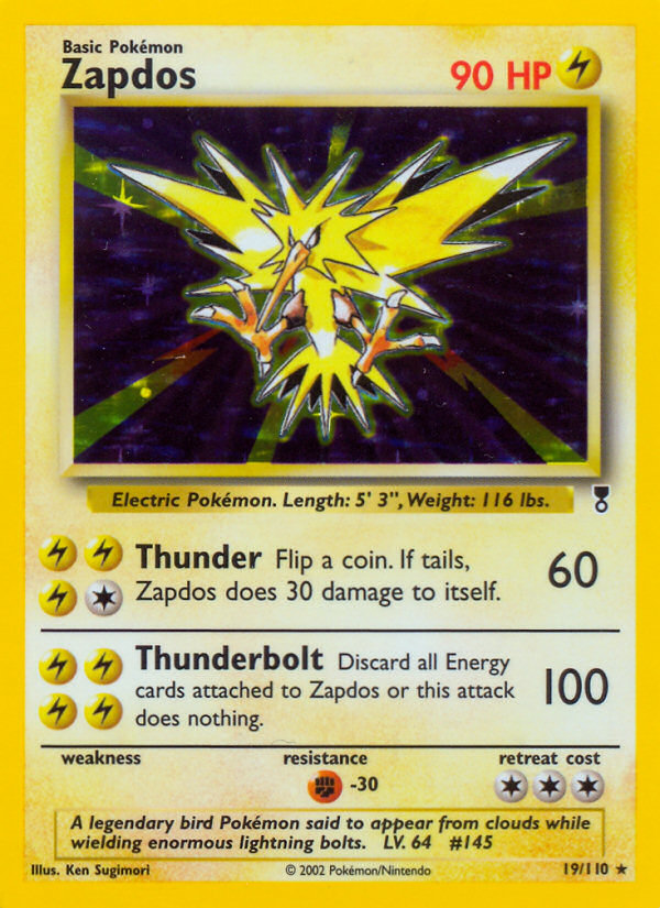 Zapdos (19/110) [Legendary Collection] | Card Merchant Takapuna