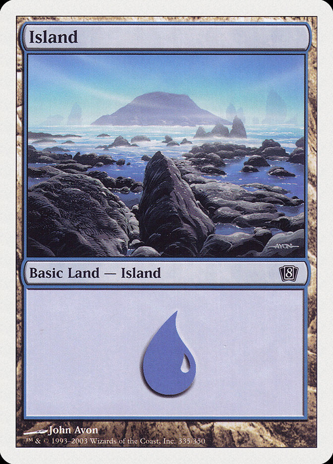 Island (335) [Eighth Edition] | Card Merchant Takapuna