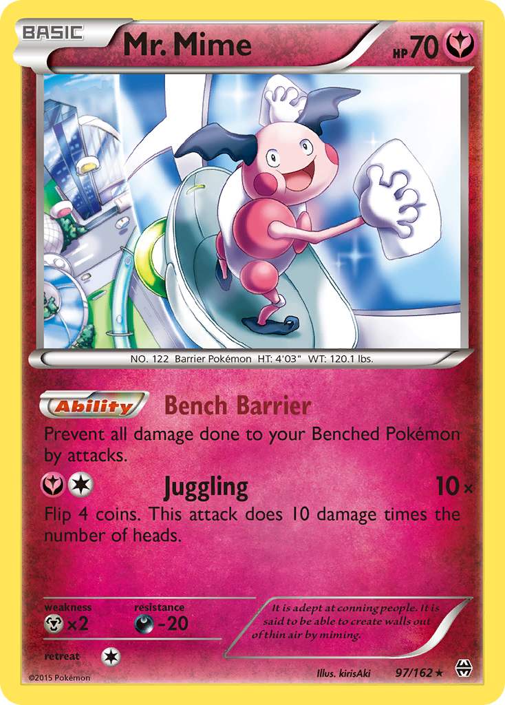 Mr. Mime (97/162) [XY: BREAKthrough] | Card Merchant Takapuna