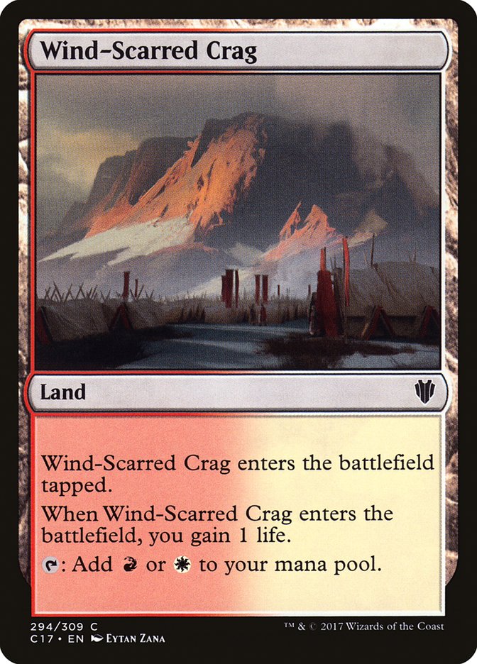 Wind-Scarred Crag [Commander 2017] | Card Merchant Takapuna