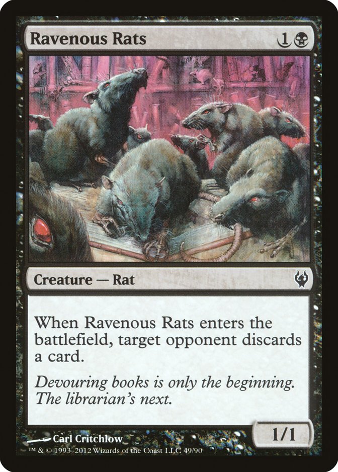 Ravenous Rats [Duel Decks: Izzet vs. Golgari] | Card Merchant Takapuna