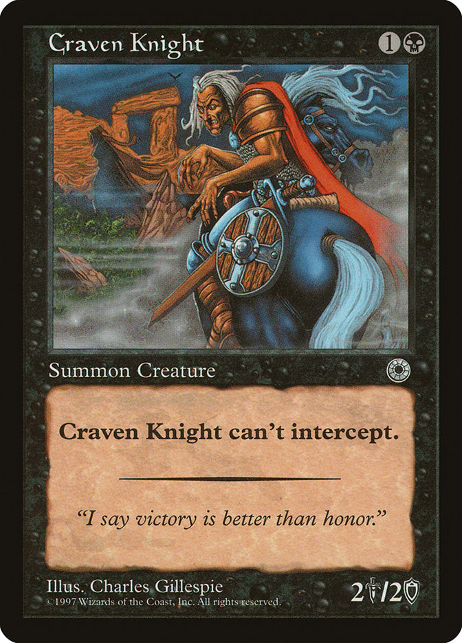 Craven Knight [Portal] | Card Merchant Takapuna