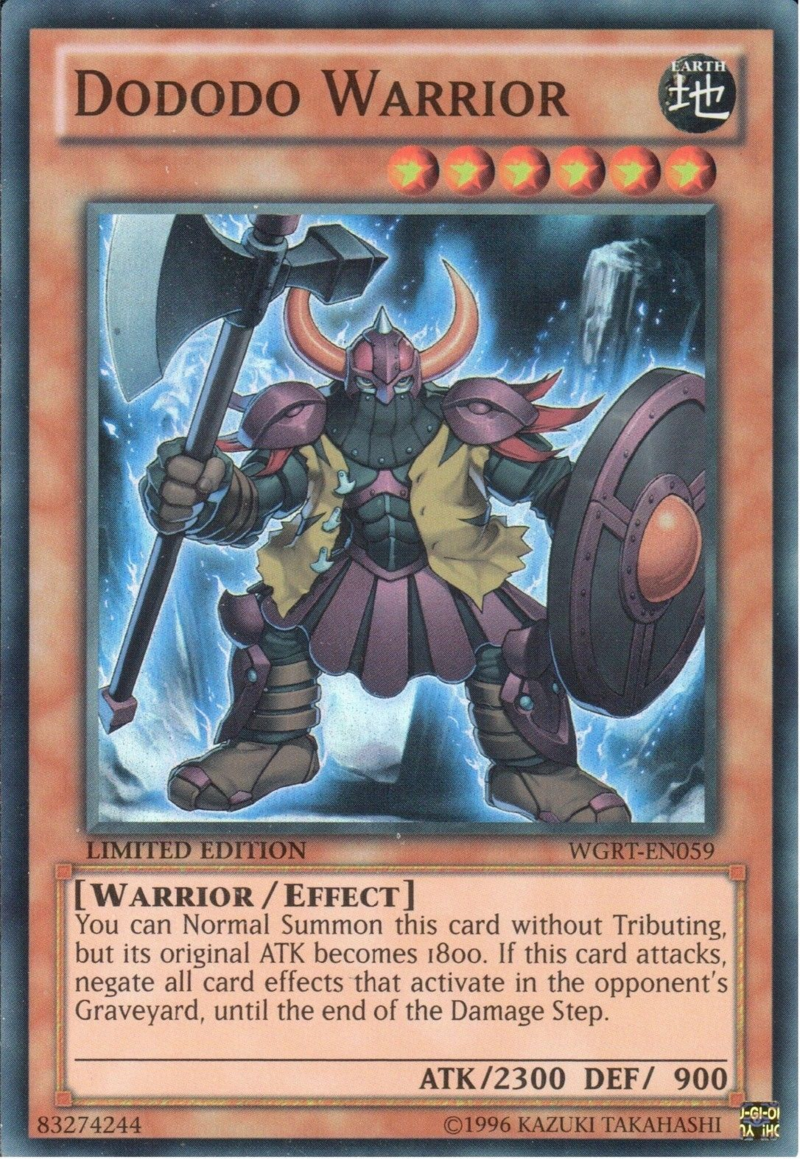 Dododo Warrior [WGRT-EN059] Super Rare | Card Merchant Takapuna