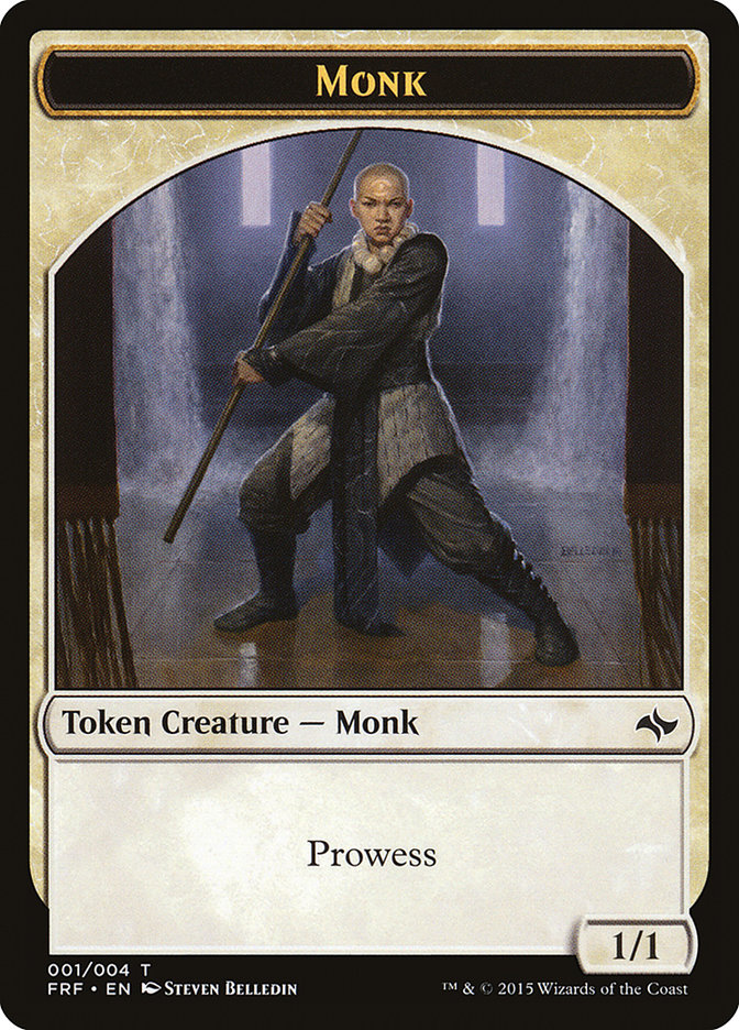 Monk Token [Fate Reforged Tokens] | Card Merchant Takapuna