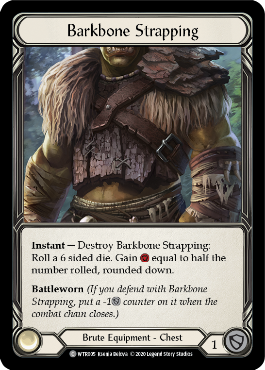 Barkbone Strapping [U-WTR005] (Welcome to Rathe Unlimited)  Unlimited Normal | Card Merchant Takapuna