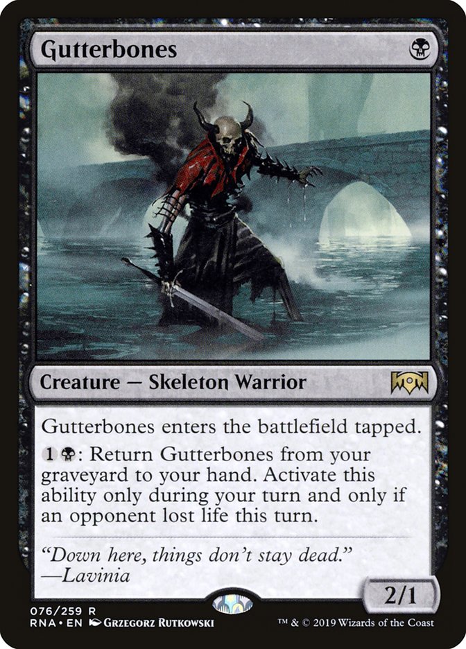 Gutterbones [Ravnica Allegiance] | Card Merchant Takapuna