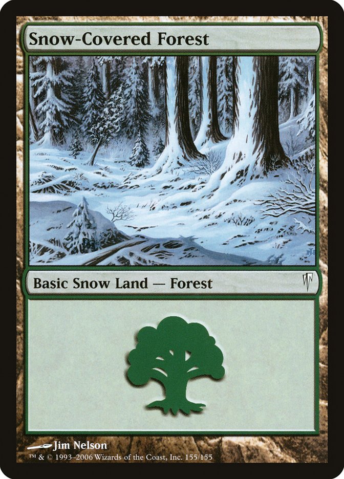 Snow-Covered Forest [Coldsnap] | Card Merchant Takapuna