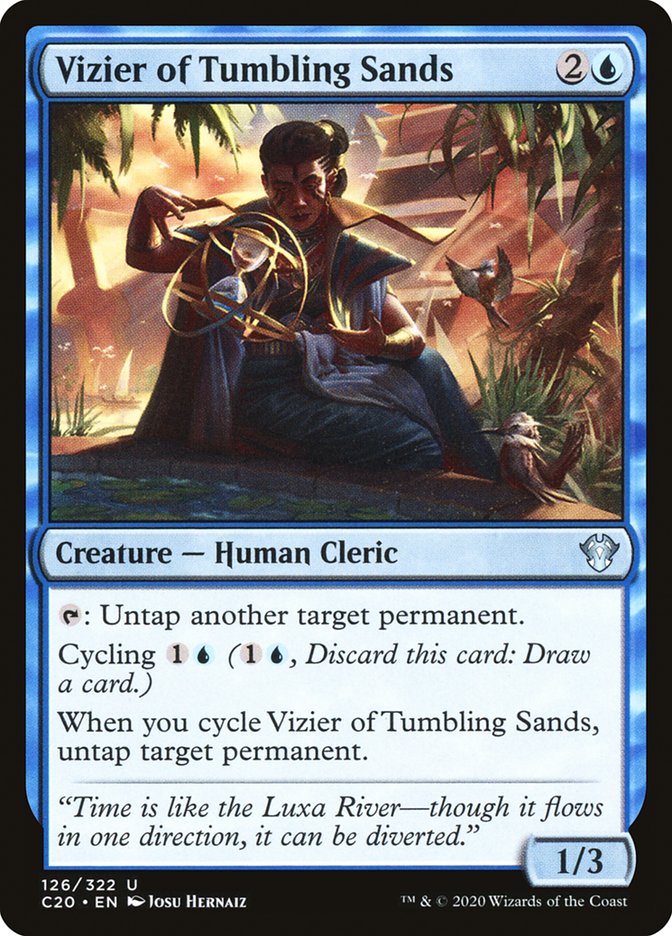 Vizier of Tumbling Sands [Commander 2020] | Card Merchant Takapuna