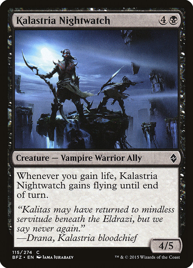 Kalastria Nightwatch [Battle for Zendikar] | Card Merchant Takapuna