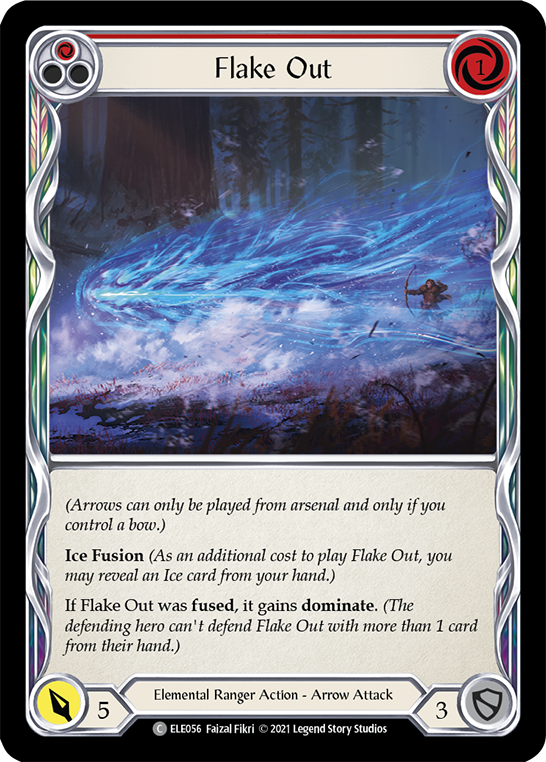 Flake Out (Red) [ELE056] (Tales of Aria)  1st Edition Normal | Card Merchant Takapuna