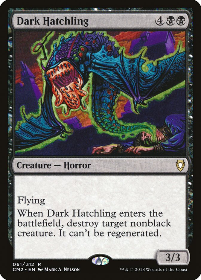 Dark Hatchling [Commander Anthology Volume II] | Card Merchant Takapuna