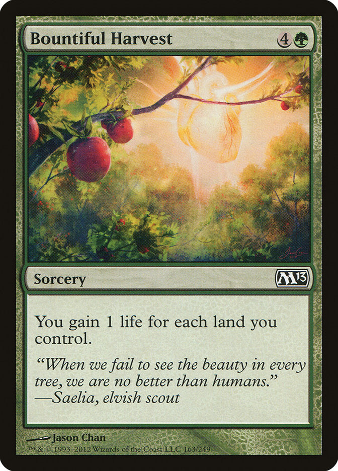 Bountiful Harvest [Magic 2013] | Card Merchant Takapuna