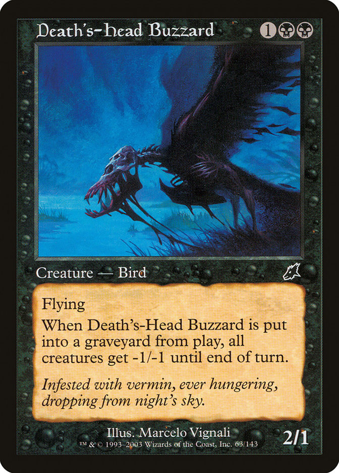 Death's-Head Buzzard [Scourge] | Card Merchant Takapuna