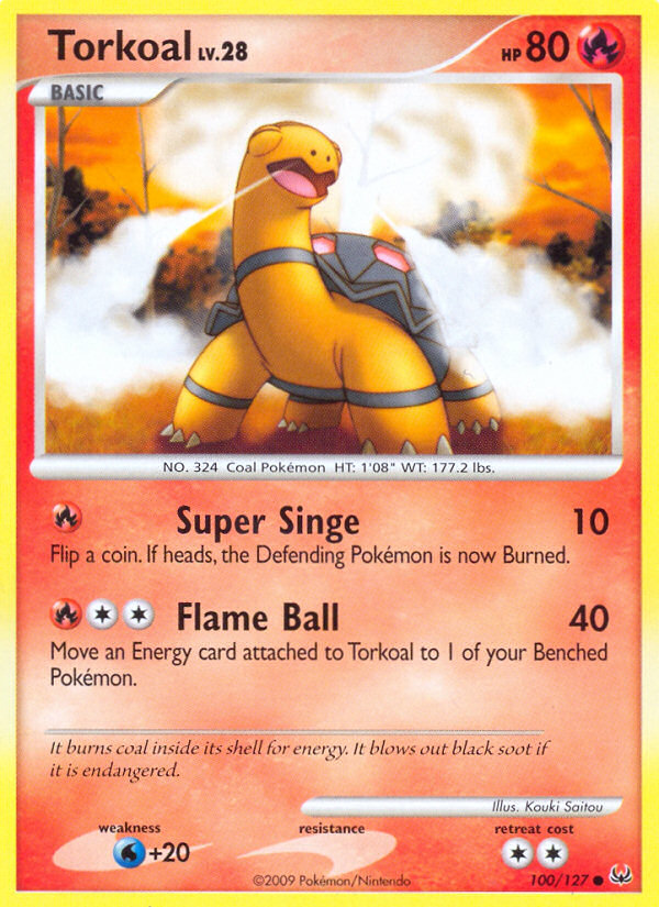 Torkoal (100/127) [Platinum: Base Set] | Card Merchant Takapuna