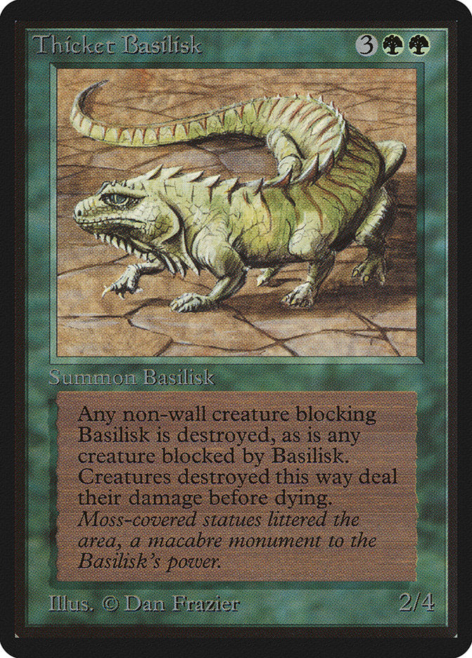 Thicket Basilisk [Beta Edition] | Card Merchant Takapuna