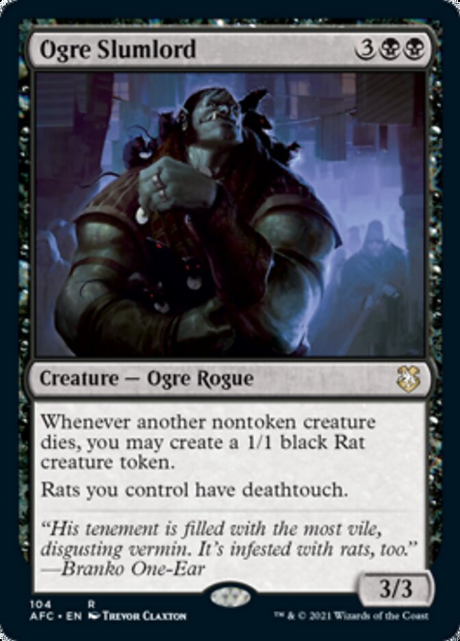 Ogre Slumlord [Dungeons & Dragons: Adventures in the Forgotten Realms Commander] | Card Merchant Takapuna