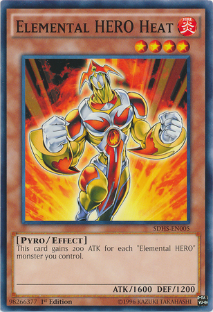 Elemental Hero Heat [SDHS-EN005] Common | Card Merchant Takapuna