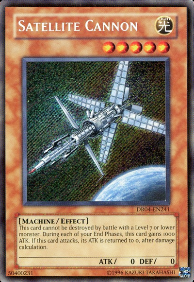 Satellite Cannon [DR04-EN241] Secret Rare | Card Merchant Takapuna