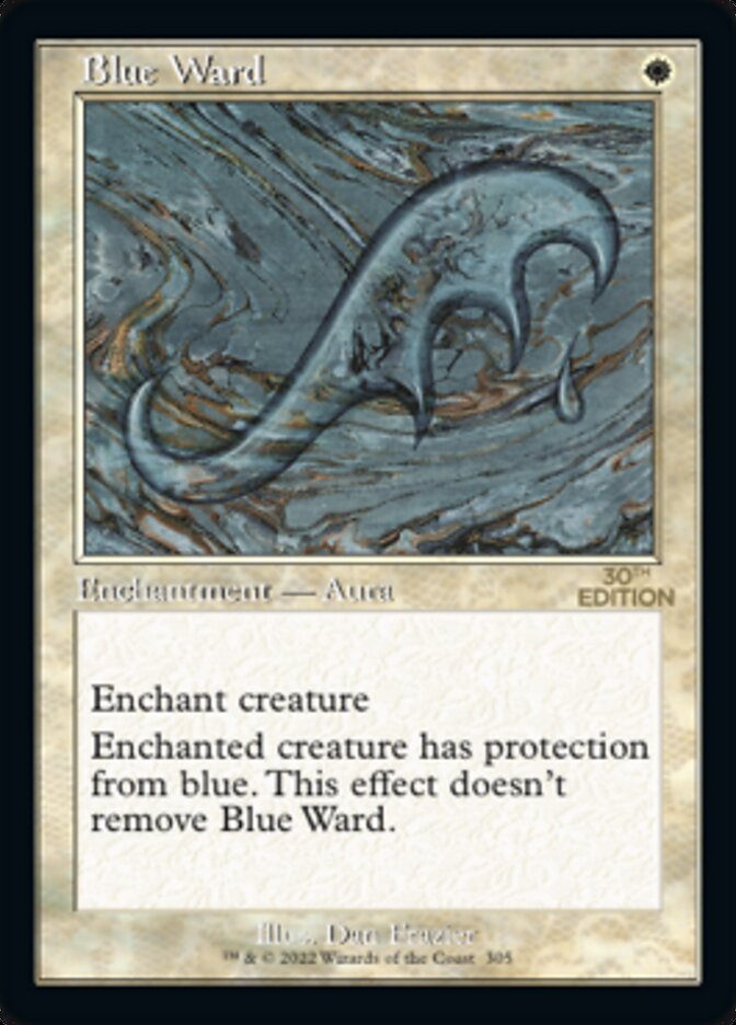 Blue Ward (Retro) [30th Anniversary Edition] | Card Merchant Takapuna