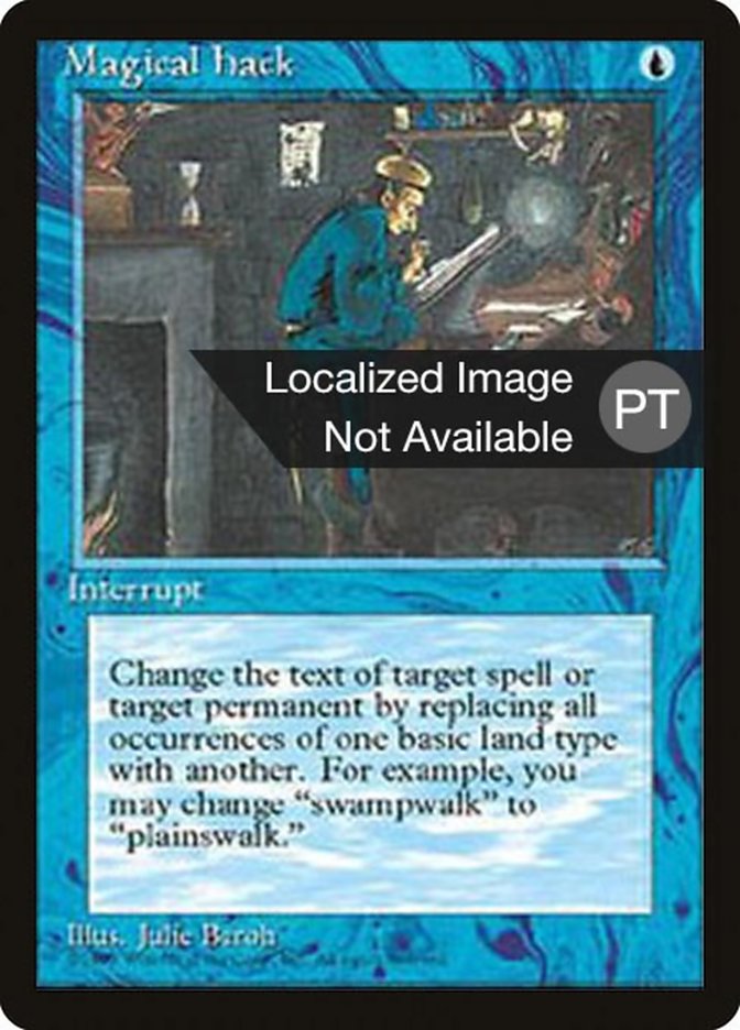 Magical Hack [Fourth Edition (Foreign Black Border)] | Card Merchant Takapuna