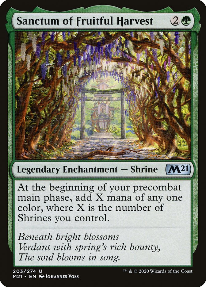 Sanctum of Fruitful Harvest [Core Set 2021] | Card Merchant Takapuna