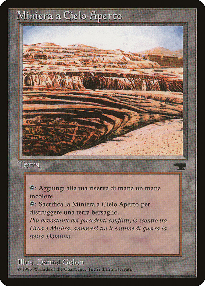 Strip Mine (Italian) - "Miniera a Cielo Aperto" [Rinascimento] | Card Merchant Takapuna