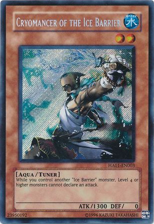 Cryomancer of the Ice Barrier [HA01-EN003] Secret Rare | Card Merchant Takapuna