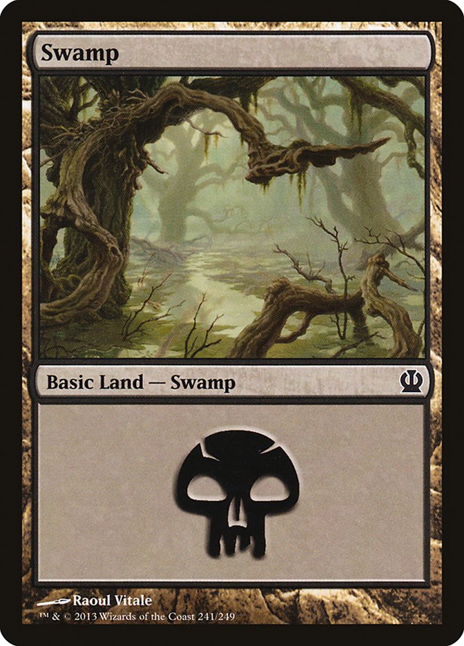 Swamp (241) [Theros] | Card Merchant Takapuna