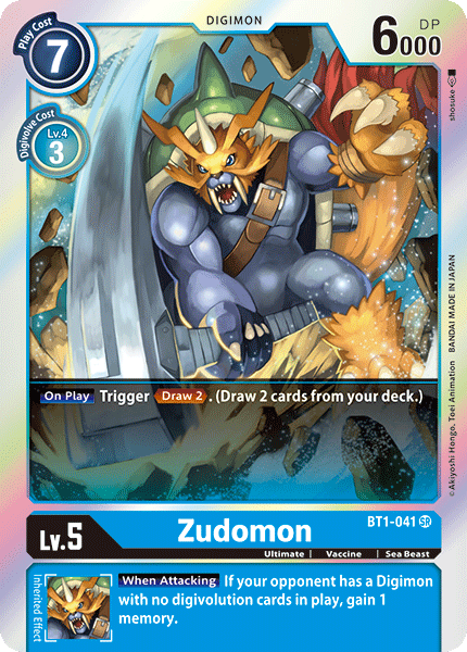 Zudomon [BT1-041] [Release Special Booster Ver.1.0] | Card Merchant Takapuna