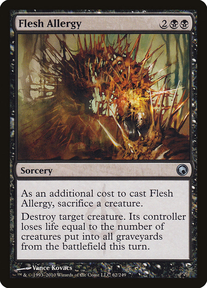 Flesh Allergy [Scars of Mirrodin] | Card Merchant Takapuna