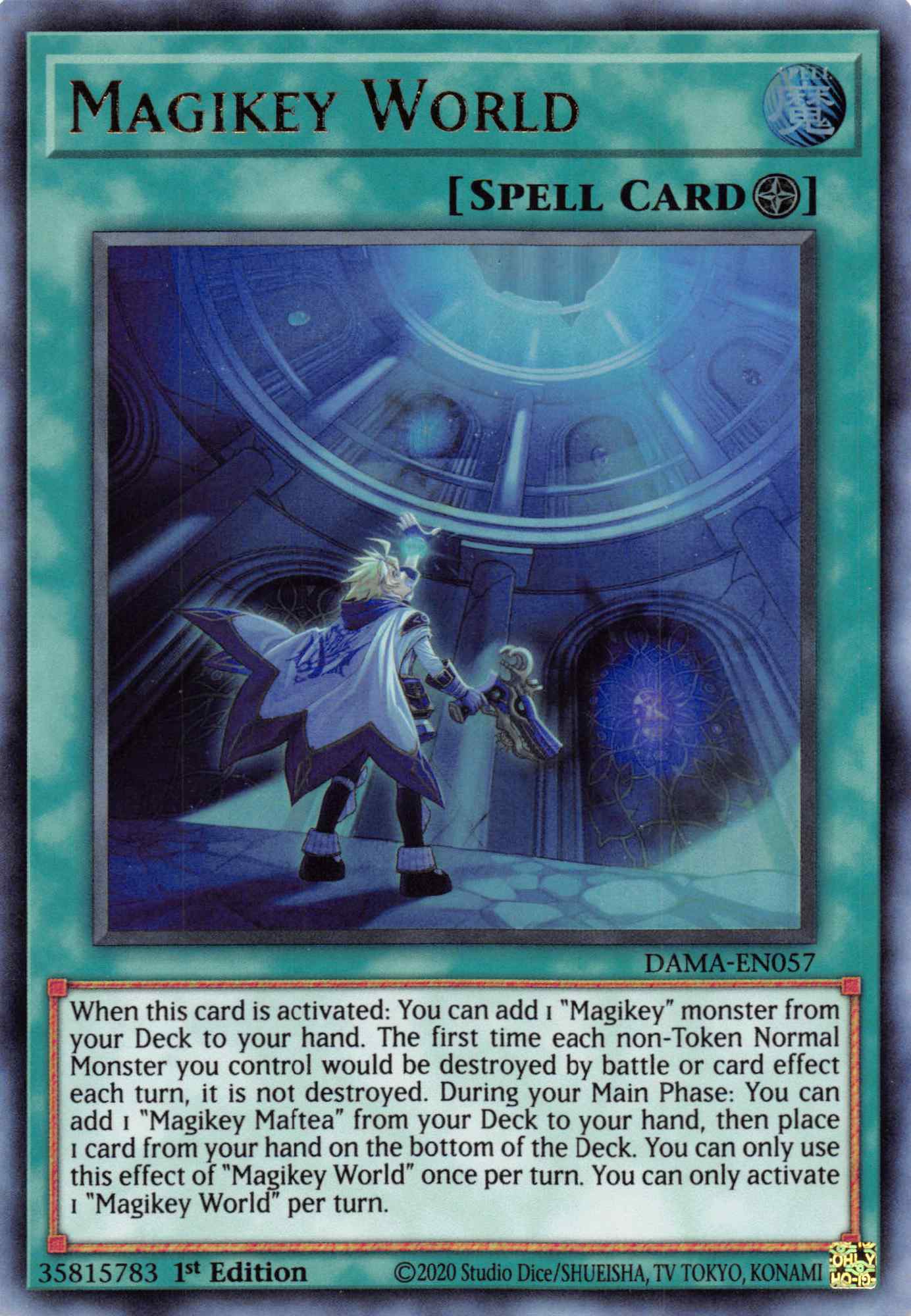 Magikey World [DAMA-EN057] Ultra Rare | Card Merchant Takapuna