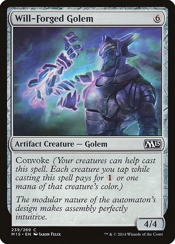 Will-Forged Golem [Magic 2015] | Card Merchant Takapuna