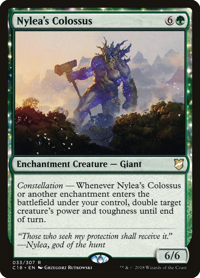 Nylea's Colossus [Commander 2018] | Card Merchant Takapuna