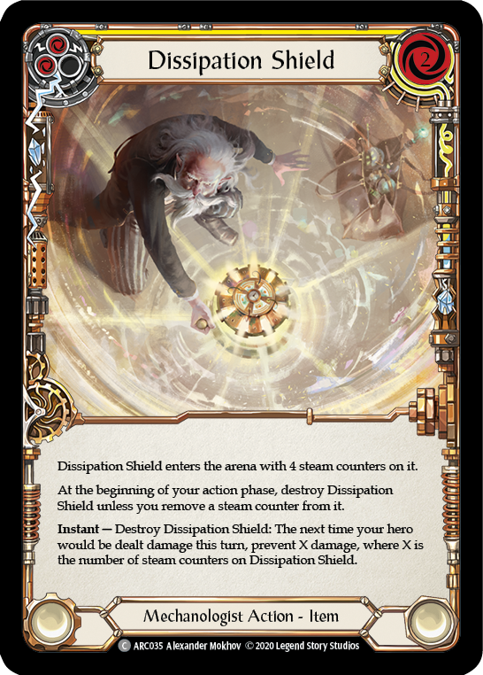 Dissipation Shield [U-ARC035] (Arcane Rising Unlimited)  Unlimited Rainbow Foil | Card Merchant Takapuna