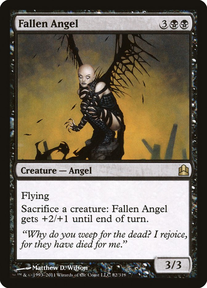 Fallen Angel [Commander 2011] | Card Merchant Takapuna