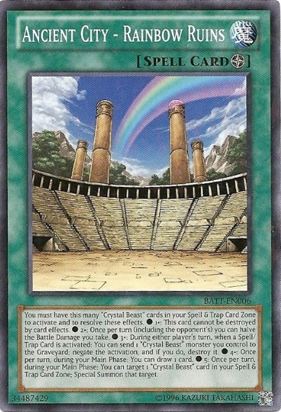 Ancient City - Rainbow Ruins [BATT-EN006] Starfoil Rare | Card Merchant Takapuna