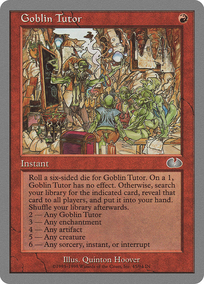 Goblin Tutor [Unglued] | Card Merchant Takapuna