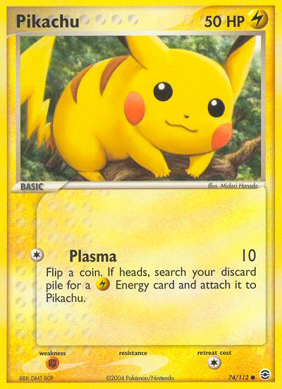 Pikachu (74/112) [EX: FireRed & LeafGreen] | Card Merchant Takapuna